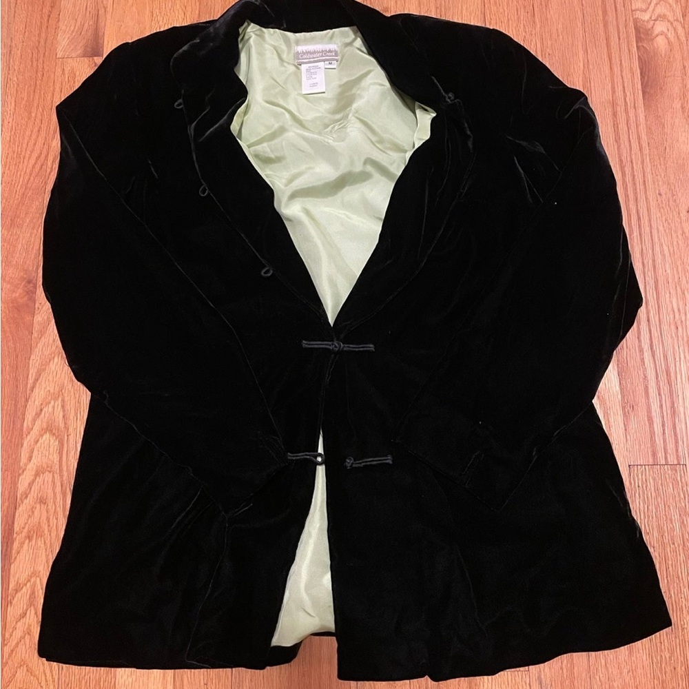 velvet blazer